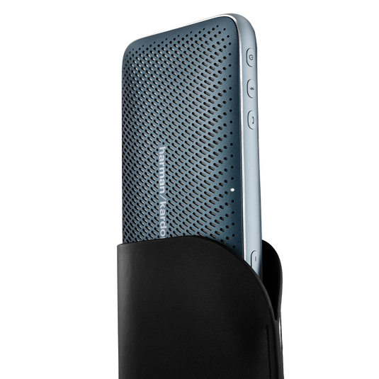 Harman Kardon Esquire Mini 2 - Blue - Ultra-slim and portable premium Bluetooth Speaker - Detailshot 1 image number null