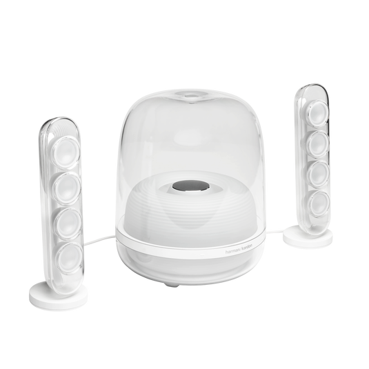 Harman Kardon SoundSticks 4 - White - Bluetooth Speaker System - Hero image number null
