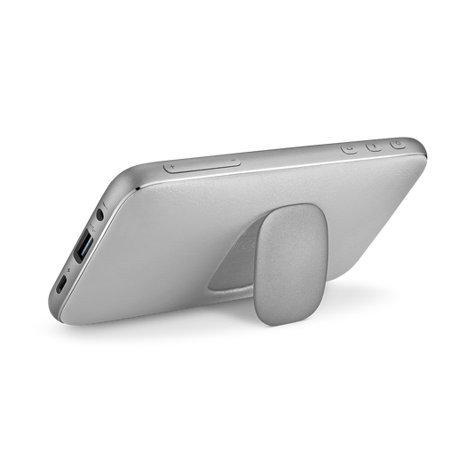 Harman Kardon Esquire Mini 2 - Silver - Ultra-slim and portable premium Bluetooth Speaker - Back image number null