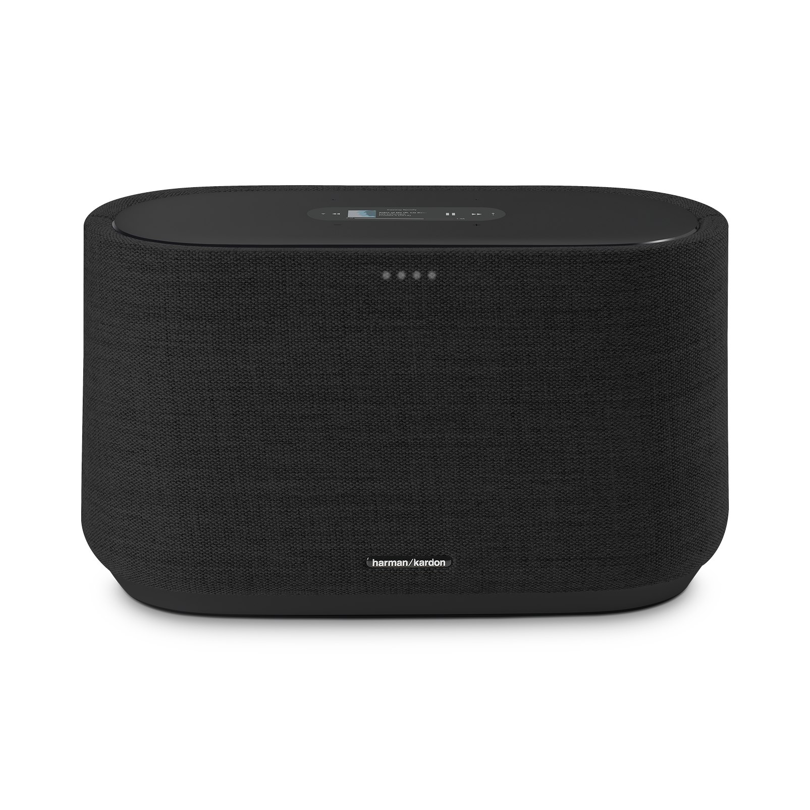 Harman Kardon Citation 300 - Black - The medium-size smart home speaker with award winning design - Front