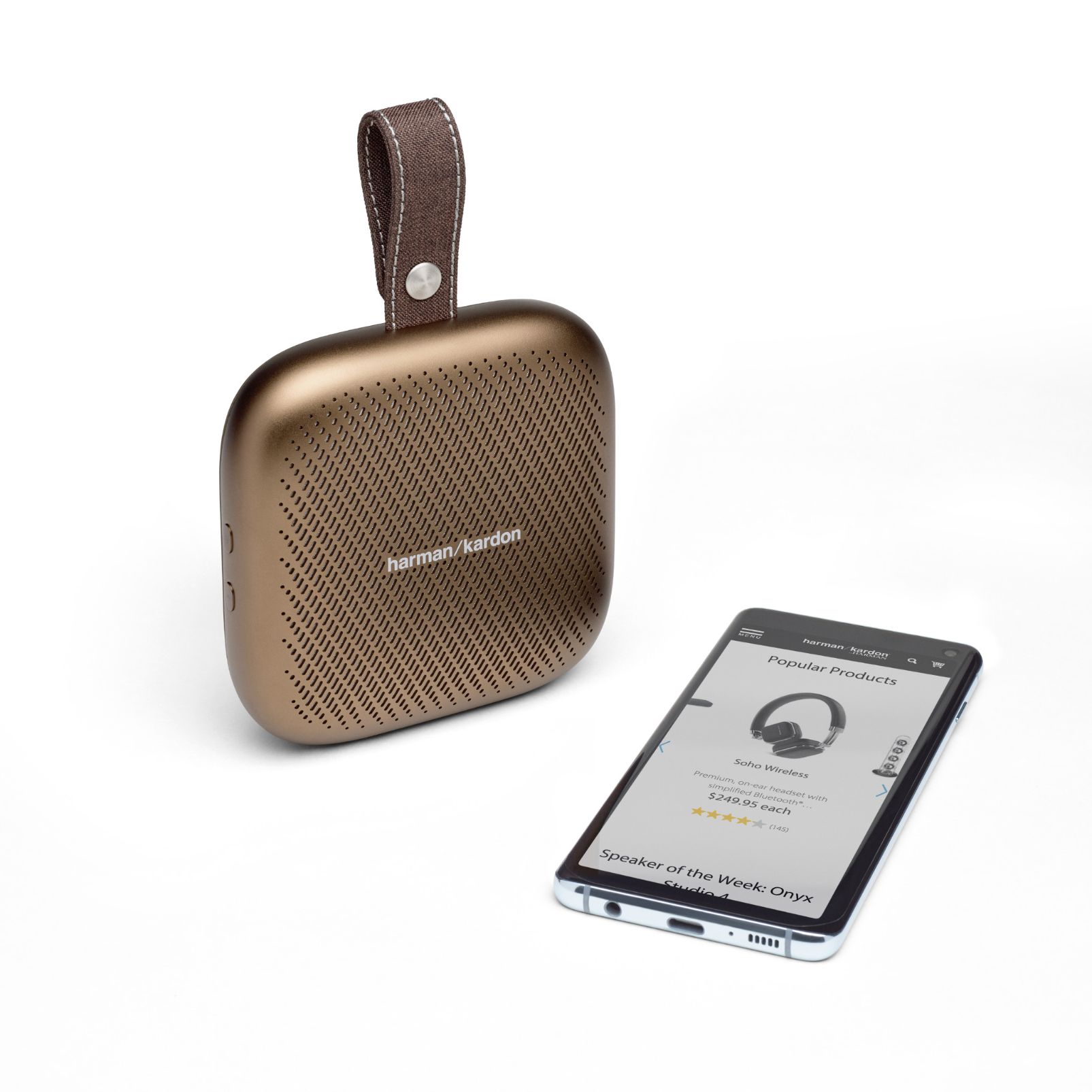 Harman Kardon Neo - Copper - Portable Bluetooth speaker - Detailshot 1