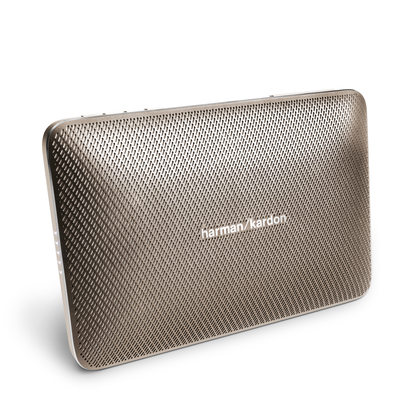 Esquire 2 - Gold - Premium portable Bluetooth speaker with quad microphone conferencing system - Hero